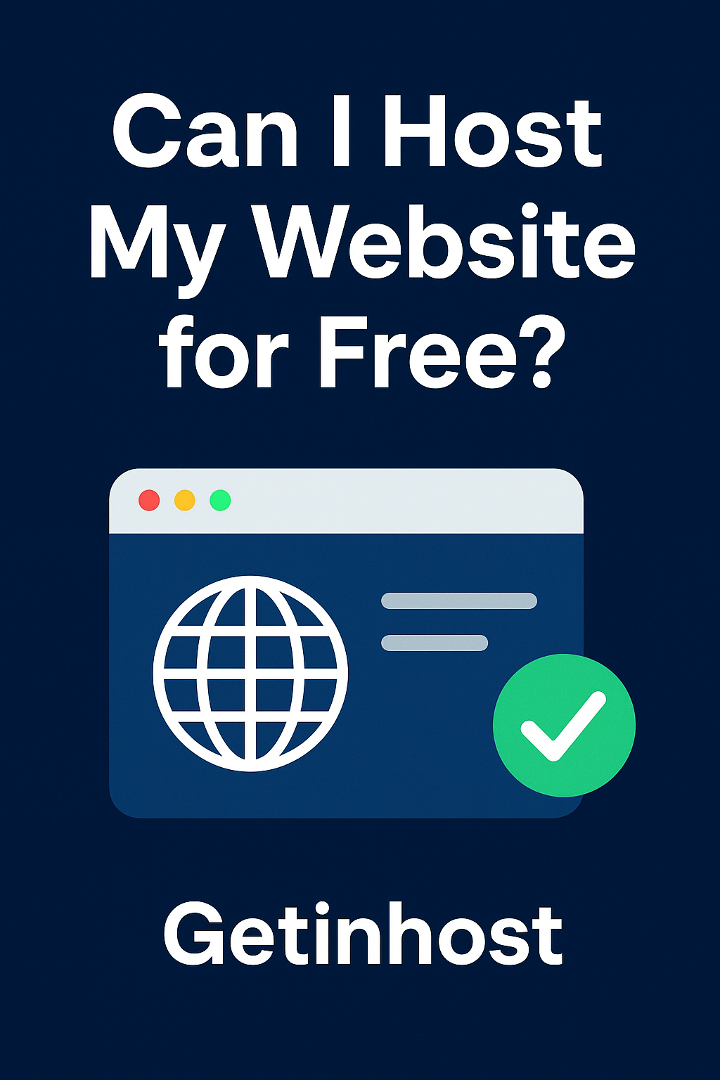 free web hosting, can I host my website for free, best free hosting providers, Getinhost free hosting, start a website for free